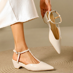Adeline Genuine Leather Slingbacks