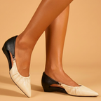 Elenor Pointed Leather Flats