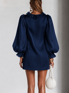Antoinette | Ruffled Puff-Sleeve Mini Dress