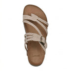 Hayleigh Braided Cork Sandals - Single Buckle