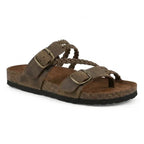 Hayleigh Braided Cork Sandals - Single Buckle