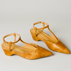Adeline Genuine Leather Slingbacks