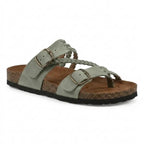 Hayleigh Braided Cork Sandals - Single Buckle