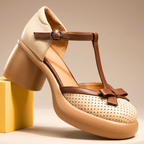 Vera Belle Vintage Leather Heels
