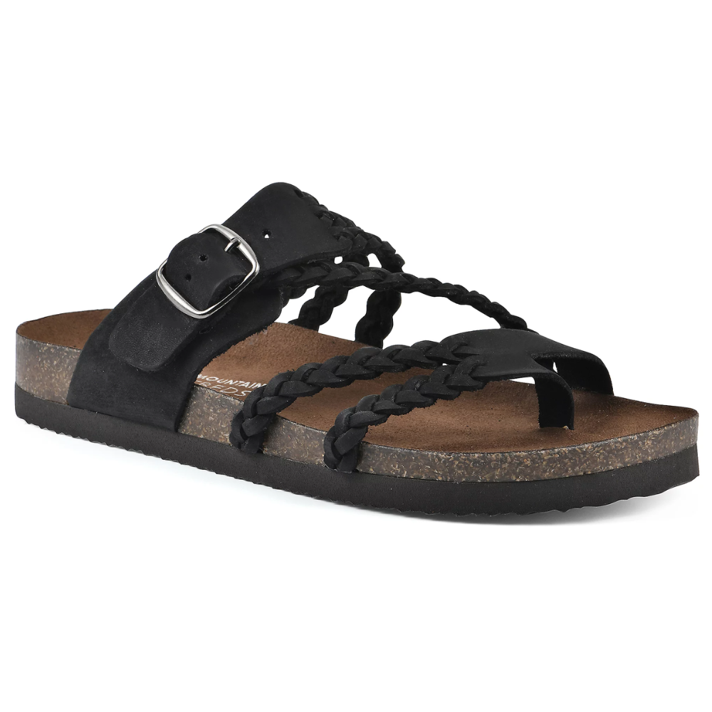 Hayleigh Braided Cork Sandals - Single Buckle
