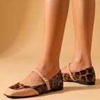 Maribel Leopard Mary Janes