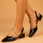 Marcella Vail Studded Slingbacks