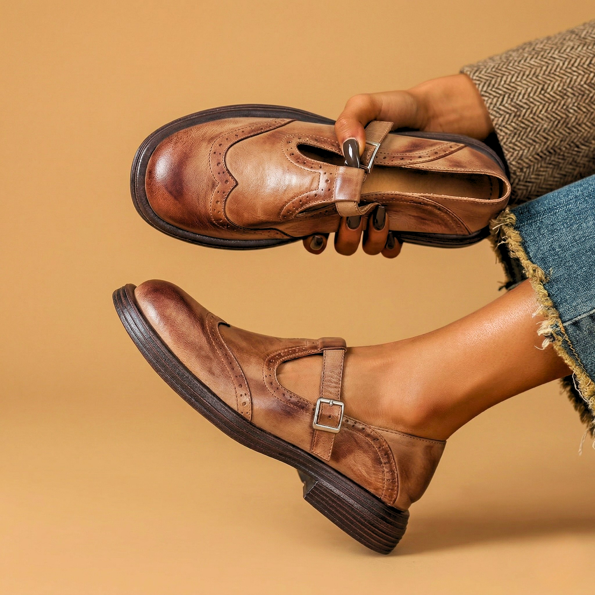 Elena Genuine Leather Loafers
