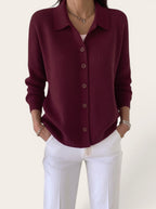 Elodie – Refined Button Knit Cardigan