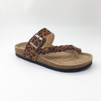 Blush - Braided Toe-Post  Slides