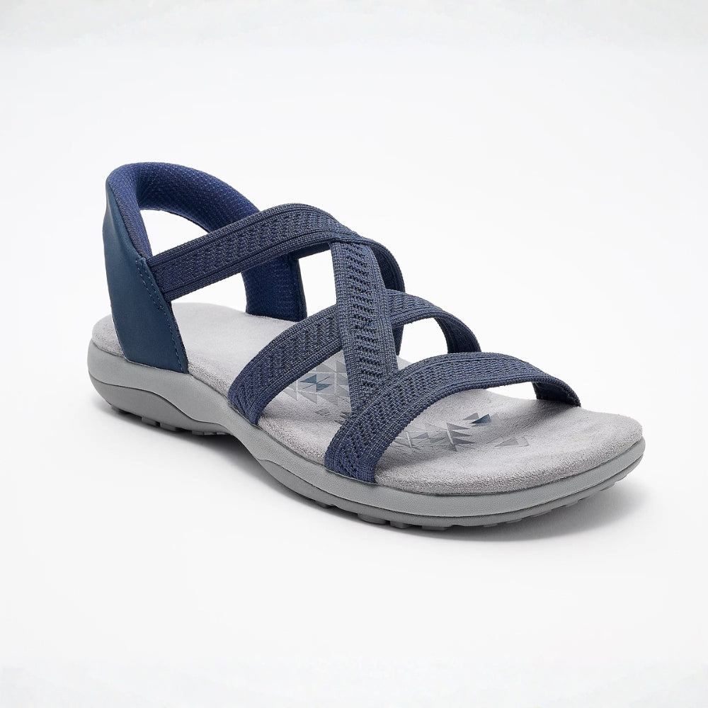 Reggae Knit Crossover Sandals