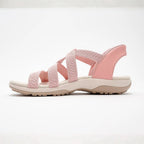 Reggae Knit Crossover Sandals