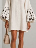 Waverly | Puff-Sleeve Floral Mini Dress