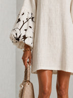 Waverly | Puff-Sleeve Floral Mini Dress