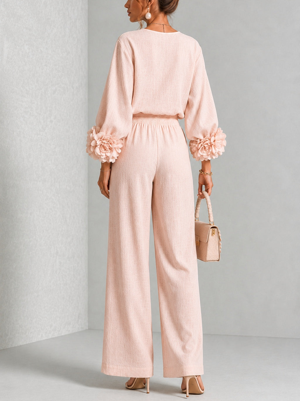 Carys | Floral Cuff Two-Piece Set
