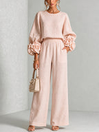 Carys | Floral Cuff Two-Piece Set