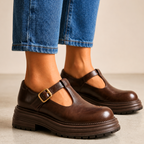 Marina Leather Mary Jane Loafers