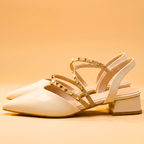 Marcella Vail Studded Slingbacks