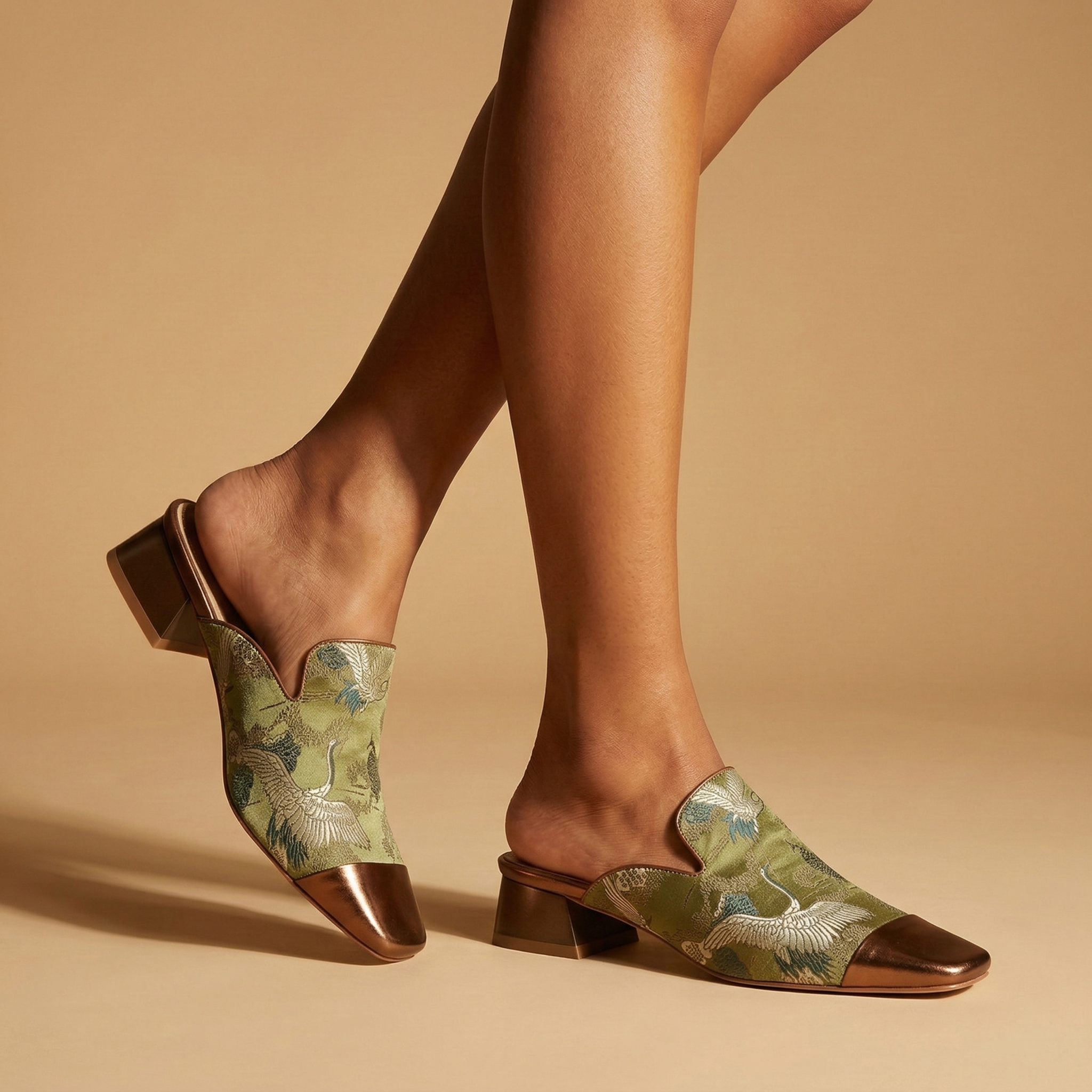 Verona Jacquard Mules