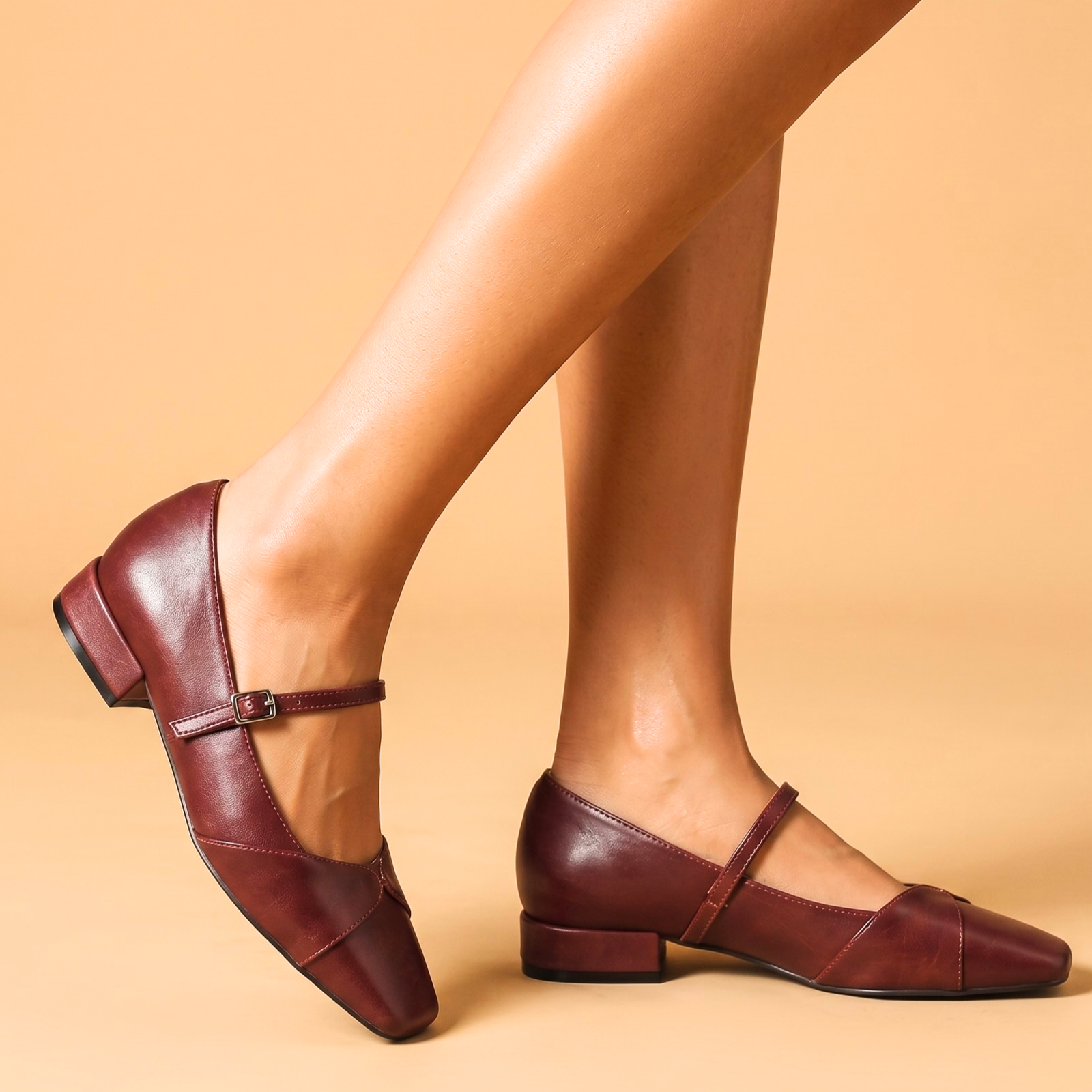 Sofia Leather Mary Janes