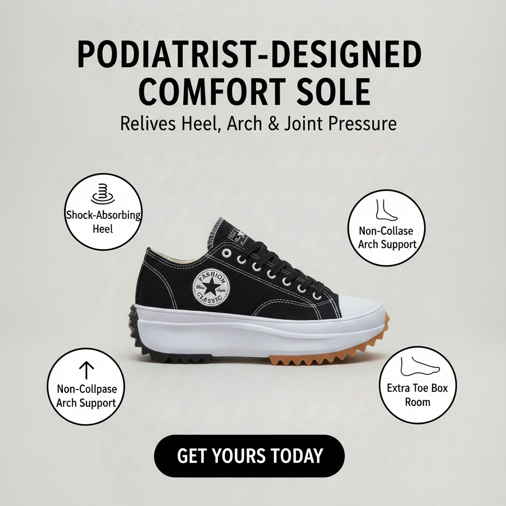 Fashion Star | Women’s Platform Casual Sneakers
