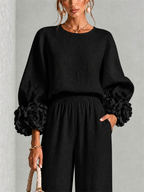 Carys | Floral Cuff Two-Piece Set