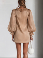 Ottilie | Ruffled Puff-Sleeve Mini Dress